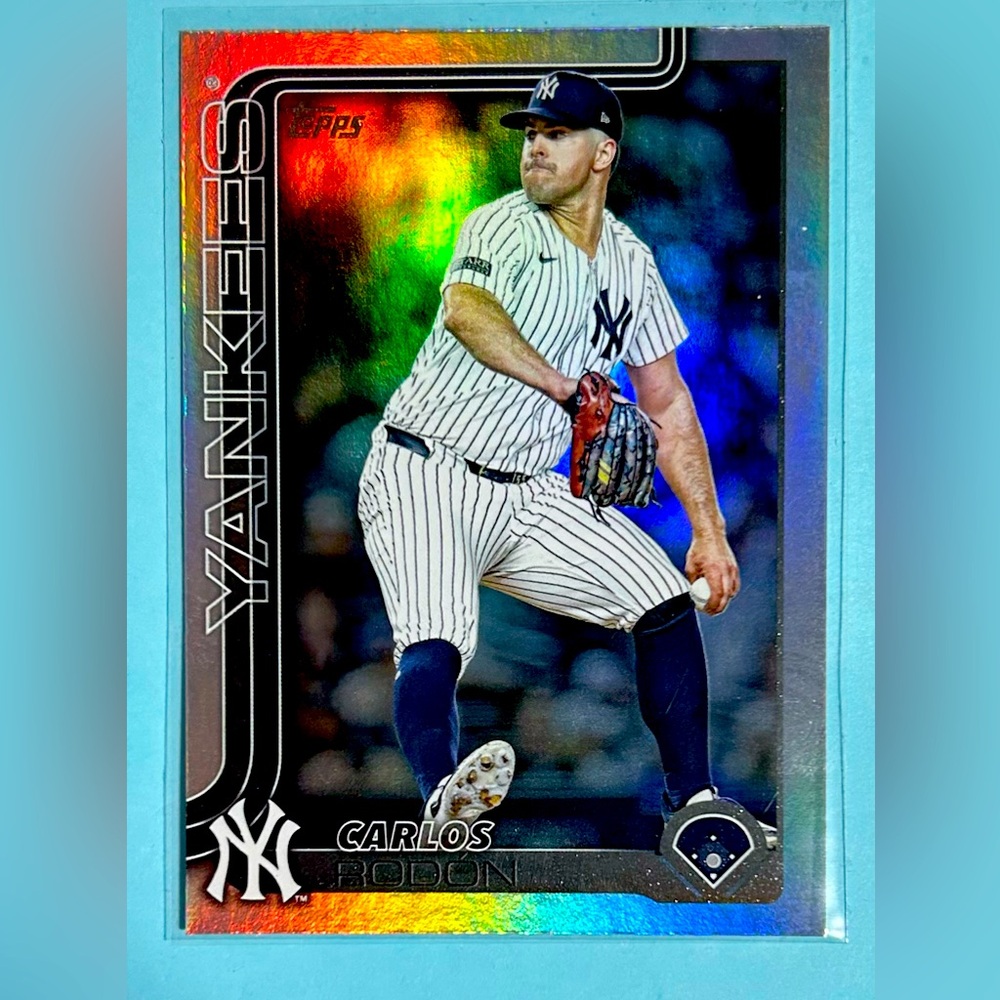Carlos Rondon-New York Yankees Topps Chrome parallel issued Card #